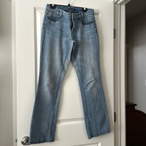 Boot cut light denim